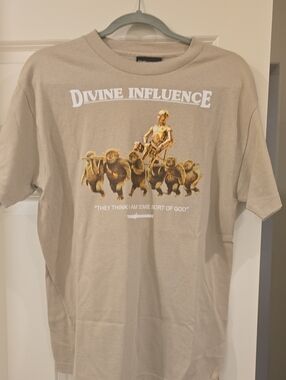 The Hundreds Beige Graphic Star Wars Tee with Black Label